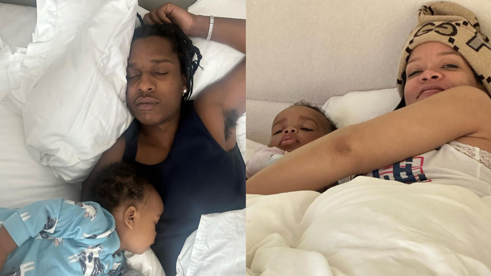 A$AP Rocky mostra imagens únicas (e raras) com o filho e Rihanna 