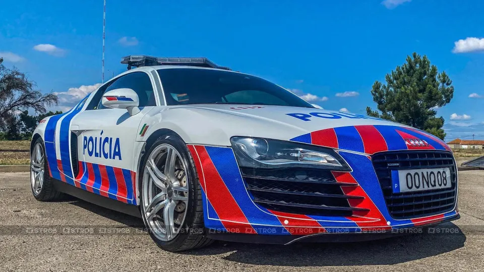 Audi R8 da PSP recebeu 'upgrade' na caracterização. Eis o resultado