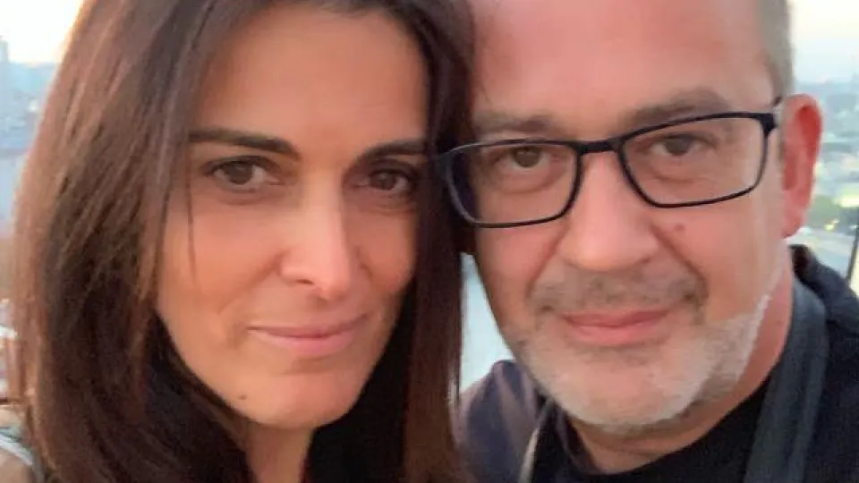 José Alberto Carvalho com a nova companheira