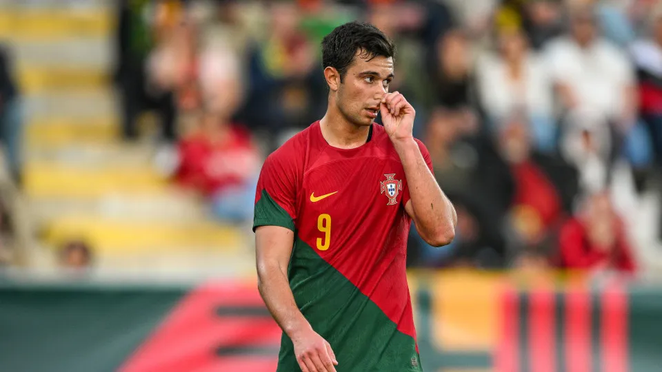 PORTO, PORTUGAL - MARCH 28: Henrique Araujo of Portugal U21 in action during the International Friendly match between Portugal U21 and Norway U21 at Estadio do Varzim Sport Club on March 28, 2023 in Porto, Portugal. (Photo by Octavio Passos/Getty Images)