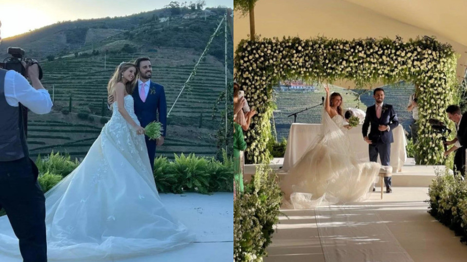 Futebolista Bernardo Silva casou-se no Douro! As primeiras imagens