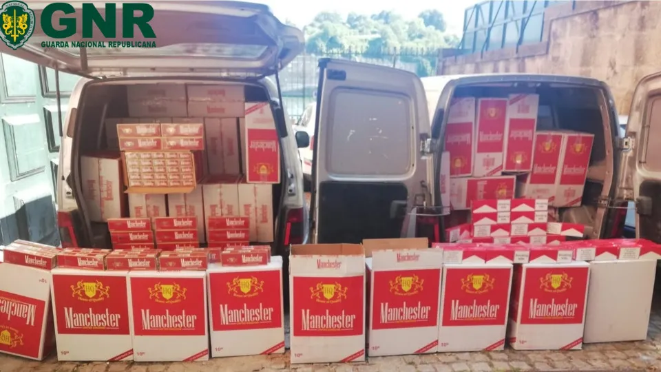 GNR apreende cerca de meio milhão de cigarros em ação na Maia