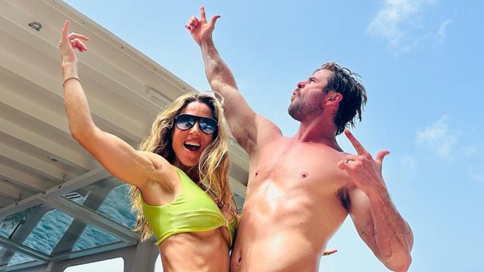 As férias de Chris Hemsworth com a família em Espanha