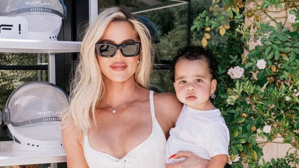 Khloé Kardashian revela com quem acha o filho parecido
