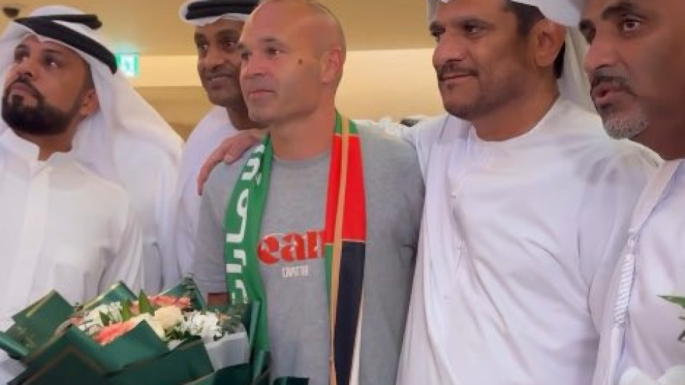 Oficial: Aos 39 anos, Iniesta aventura-se nos Emirados Árabes Unidos