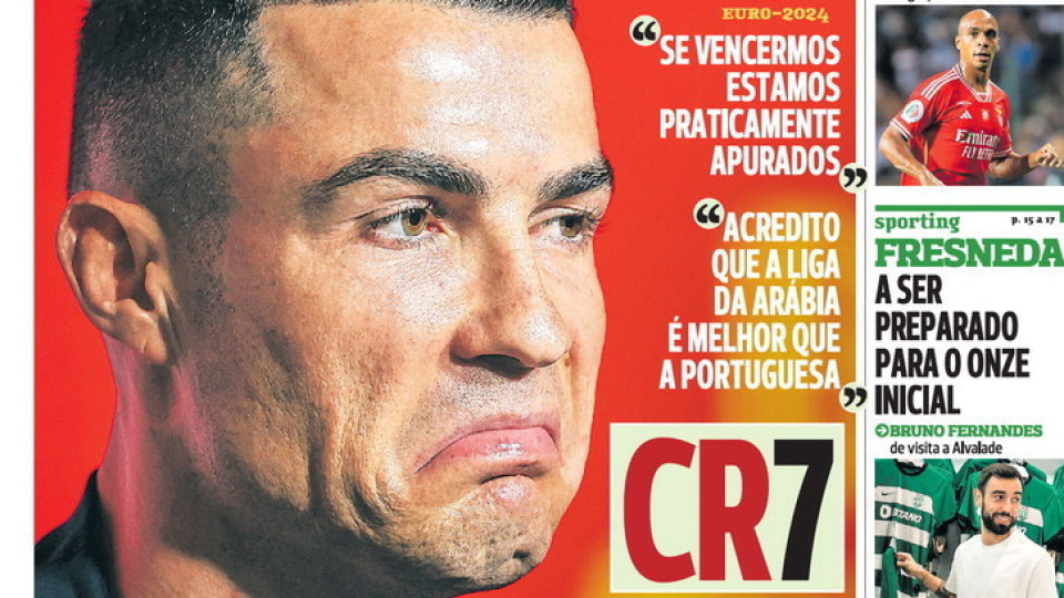Por cá: CR7 e o "circo" em Portugal e Pinto da Costa 'segura' Conceição