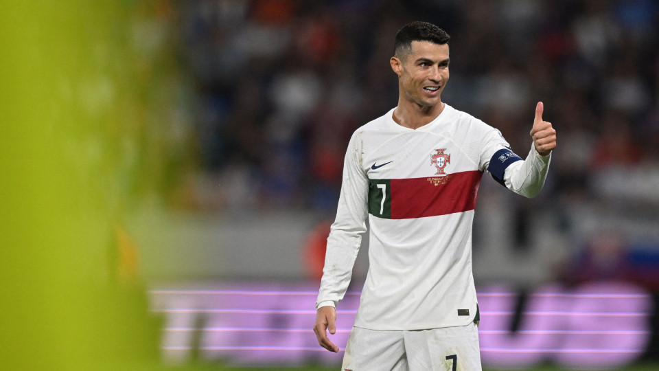 Cristiano Ronaldo almoçou com a seleção, mas já abandonou o estágio