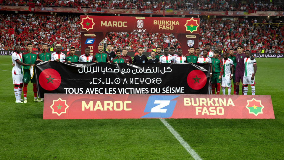 Jogo carregado de emoção. Seleção de Marrocos orou pelas vítimas do sismo
