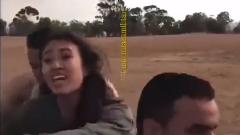 Vídeo mostra momento em que casal é raptado de festival na Faixa de Gaza