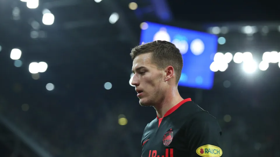 SALZBURG, AUSTRIA - NOVEMBER 8: Oscar Gloukh of Salzburg during the Group D - UEFA Champions League 2023-24 match between FC Salzburg and FC Internazionale at Red Bull Arena on November 8, 2023 in Salzburg, Austria.

 (Photo by Severin Aichbauer/SEPA.Me