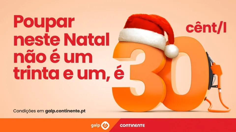 Viajar no Natal? Ao abastecer na Galp poupa 30 cêntimos/litro em dezembro