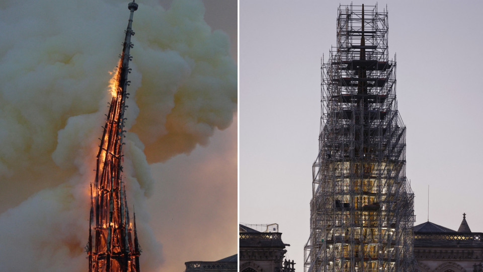 Daqui a um ano, Notre Dame reabrirá as portas. Recorde o fogo em imagens