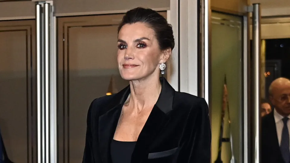 O look acertado de Letizia no último compromisso do ano