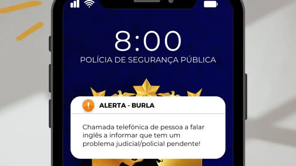 Atenção! PSP alerta para burla em inglês através de chamadas telefónicas