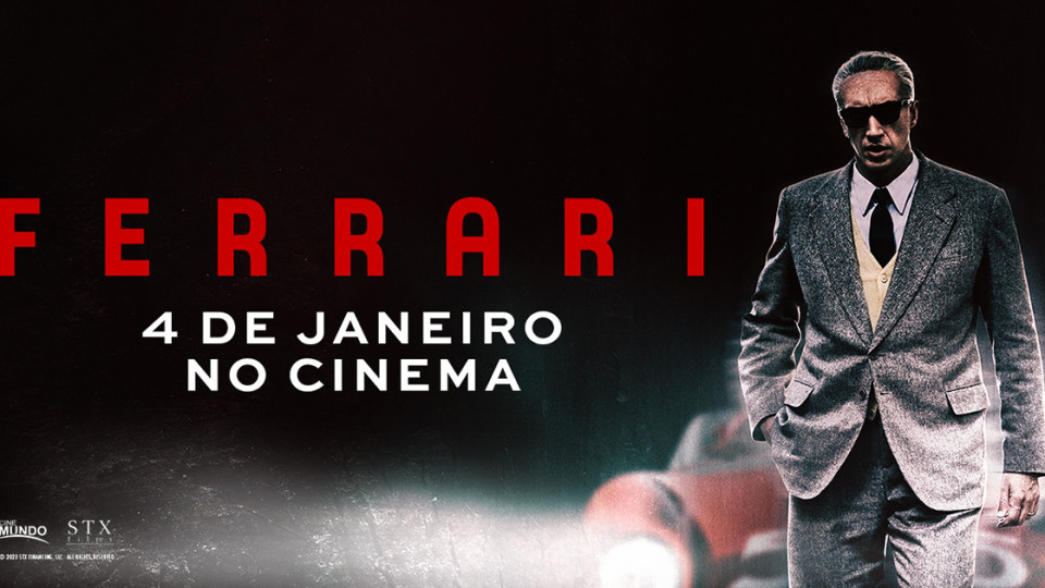 'Ferrari'. Filme estreia esta quinta-feira nos cinemas portugueses