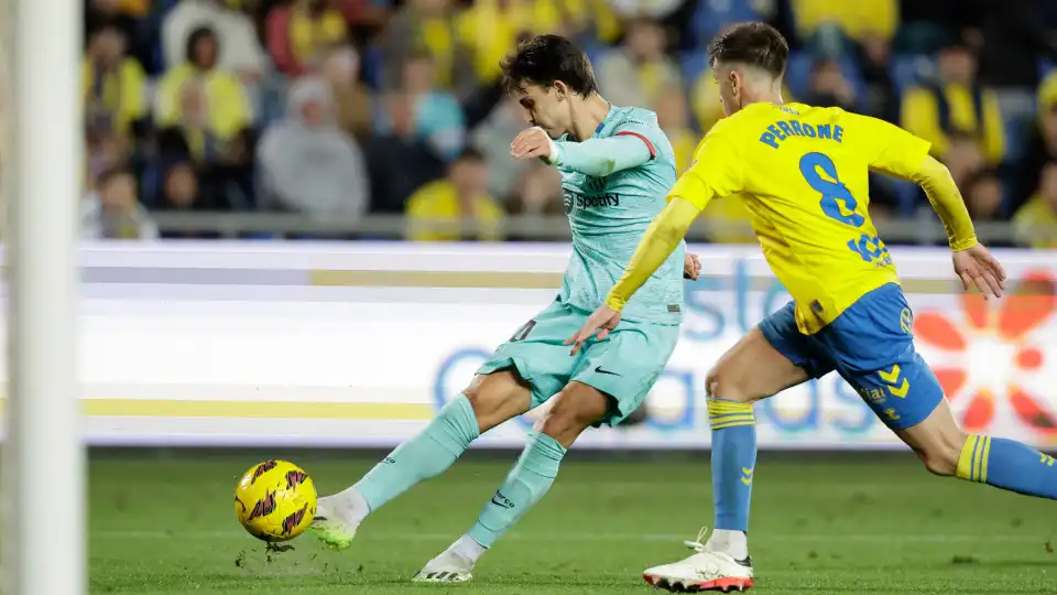 João Félix quis bater penálti do Barcelona em Las Palmas, mas... desistiu