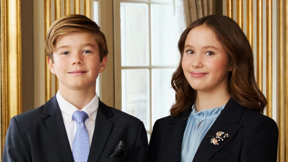 Elegantes e crescidos. Príncipes gémeos da Dinamarca celebram 13 anos