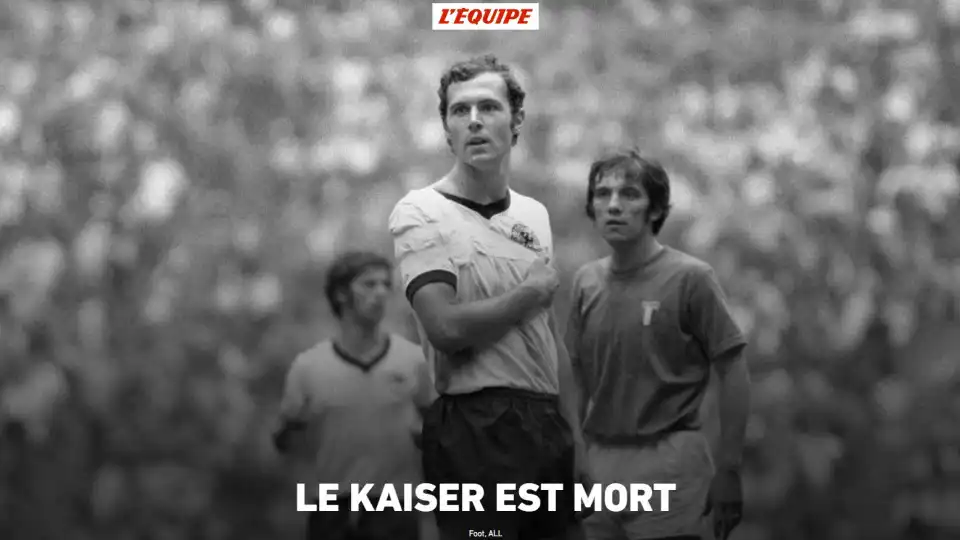 Imprensa internacional chora a morte do 'Kaiser' Beckenbauer