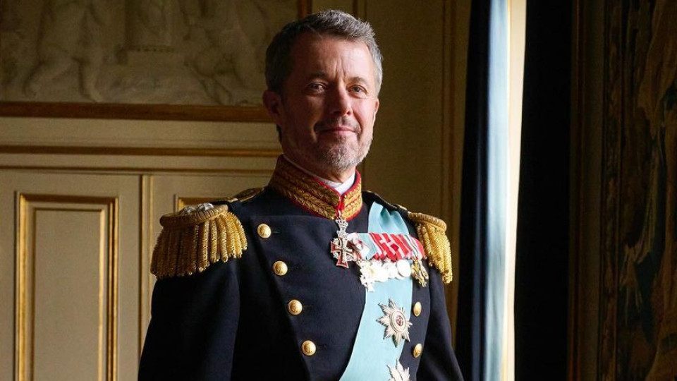 Eis o primeiro retrato do rei Frederico X da Dinamarca