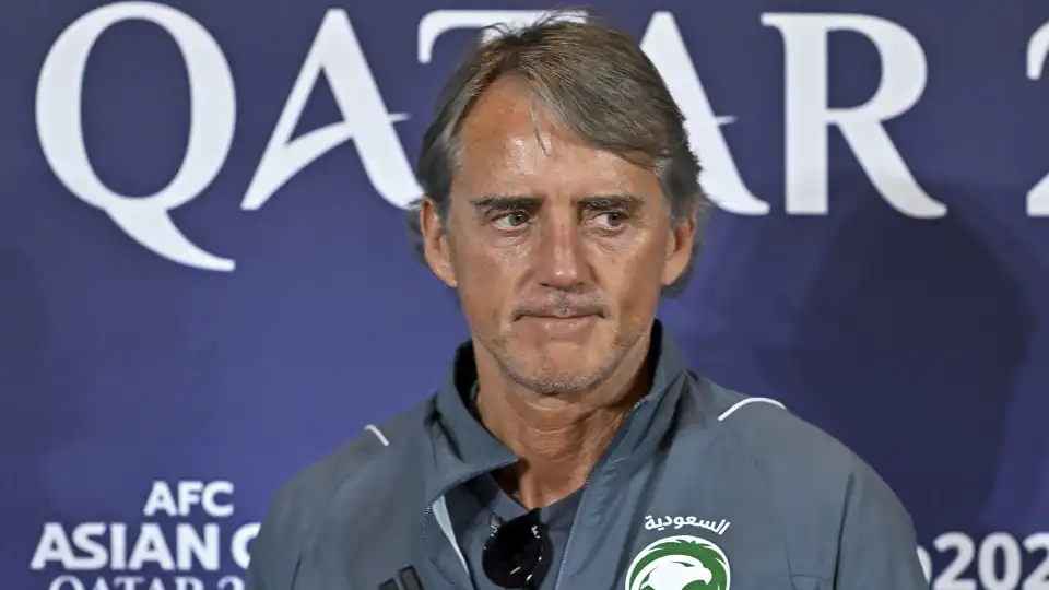 Oficial: Roberto Mancini já não é selecionador da Arábia Saudita