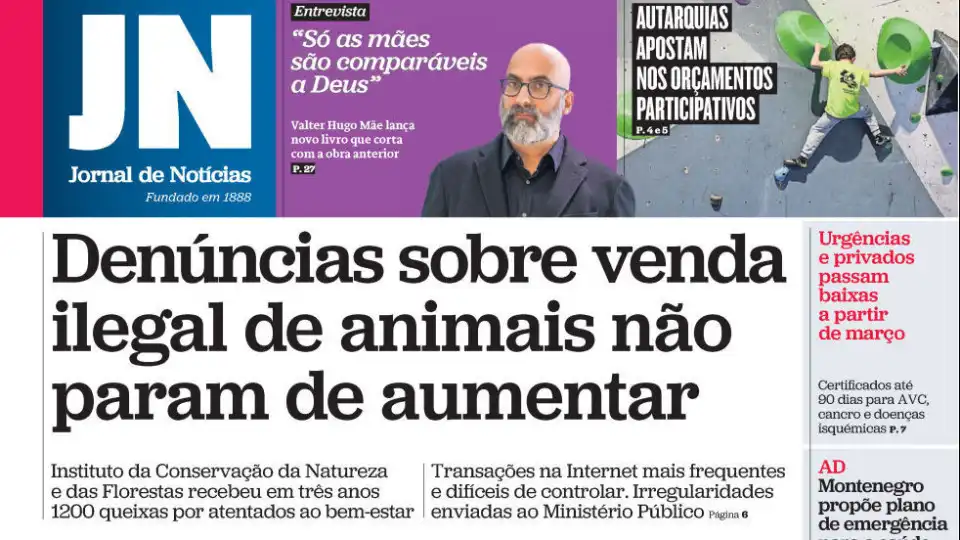 Hoje é notícia: Animais? Vendas com mais denúncias; Moral perde alunos