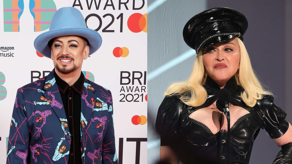 Boy George acusa Madonna: "Ela é muito cheia de si própria"