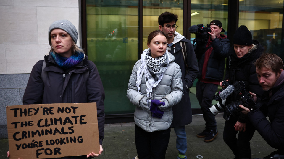 "Provas insuficientes". Greta Thunberg absolvida por protesto em Londres