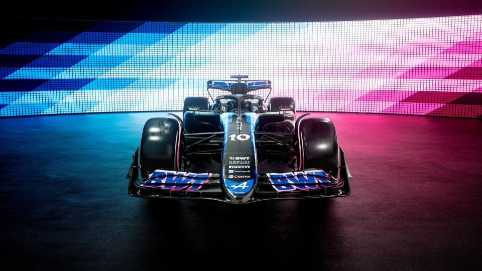 Alpine apresenta o novo A524 para a temporada de 2024 da Fórmula 1