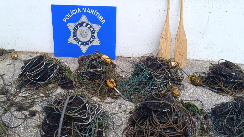 Polícia Marítima apreende oito artes de pesca na Lagoa de Óbidos