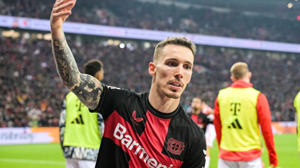 A reação de Grimaldo ao reencontro com o Benfica na Liga dos Campeões
