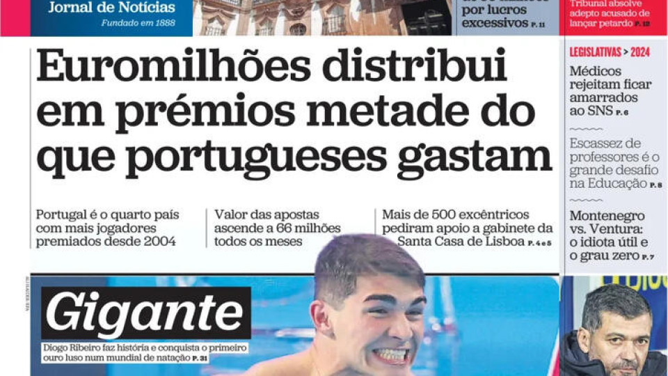 Hoje é notícia: Muitos 'excêntricos' em Portugal; Alcântara? Mais tráfico