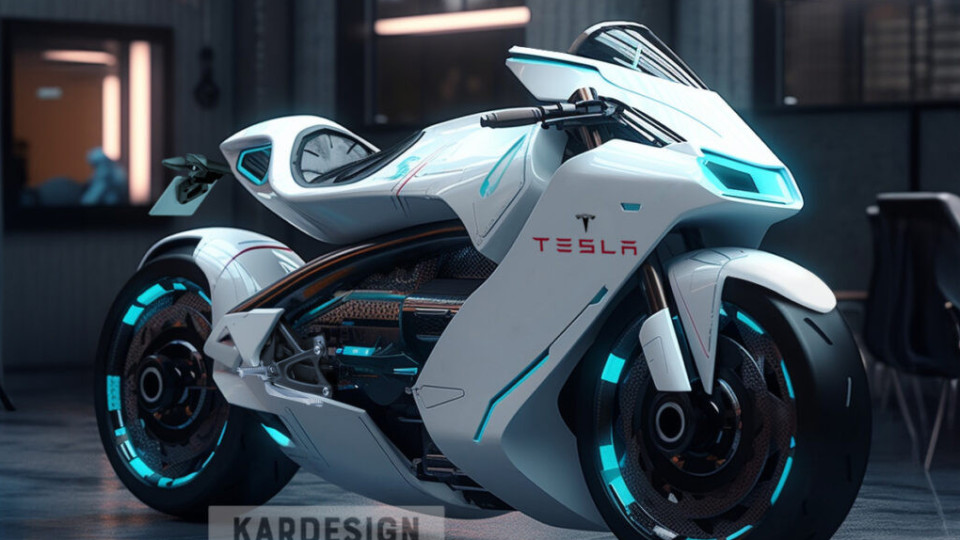 E se a Tesla ou a Ferrari fabricassem motos? O resultado podia ser este