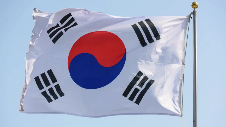 Coreia do Sul bandeira