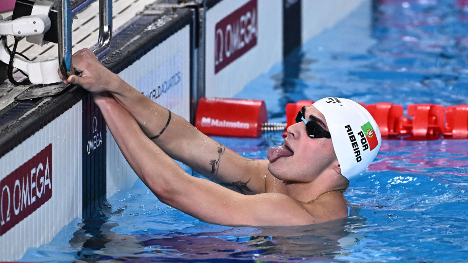 Diogo Ribeiro falha acesso à final dos 50 metros livres