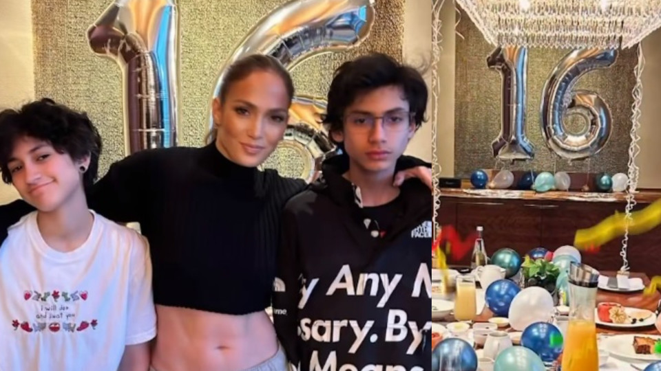 Filhos gémeos de Jennifer Lopez e Marc Anthony completaram 16 anos