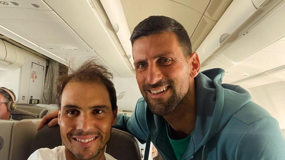 Novak Djokovic mostra reunião 'surpresa' com Rafael Nadal