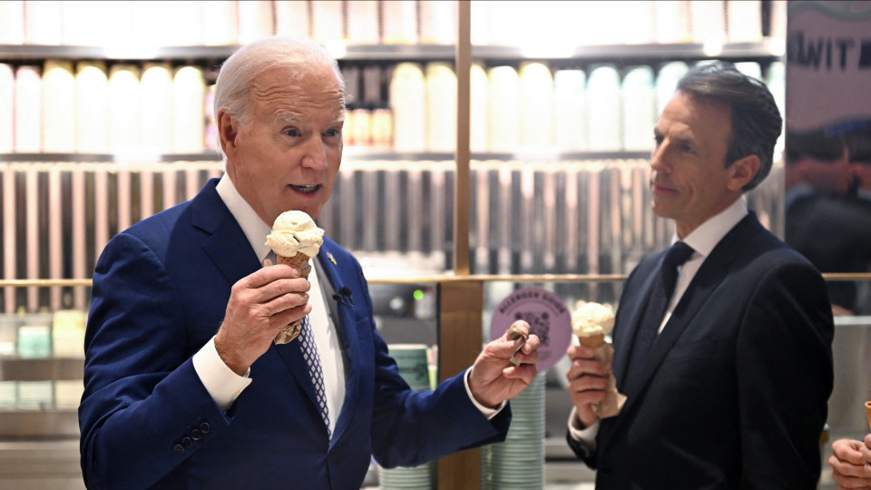 Biden anunciou possível trégua em Gaza... enquanto comia gelado