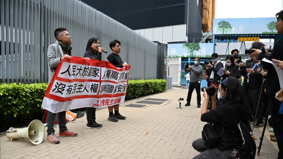 Hong Kong palco de protesto contra nova lei de segurança nacional