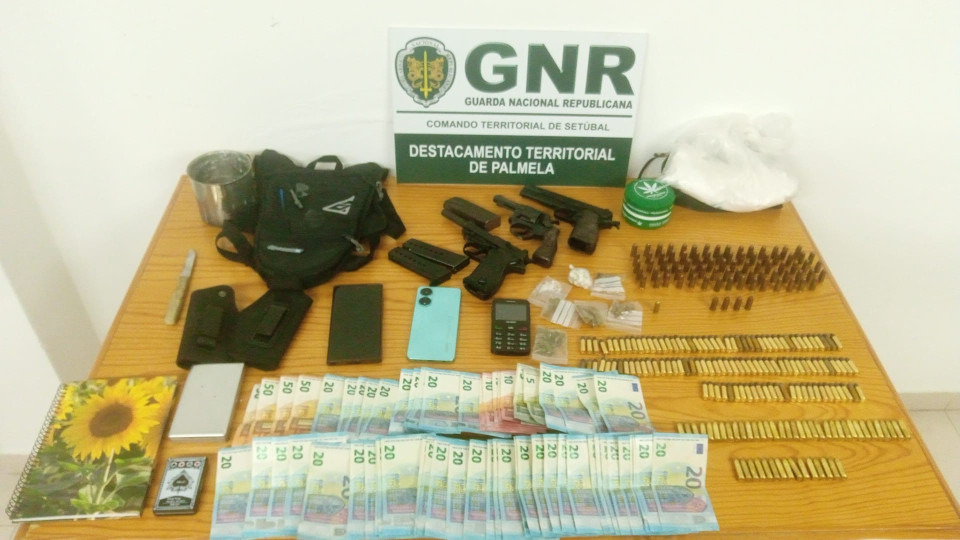 Três detidos em Palmela por ameaças e tráfico de estupefacientes
