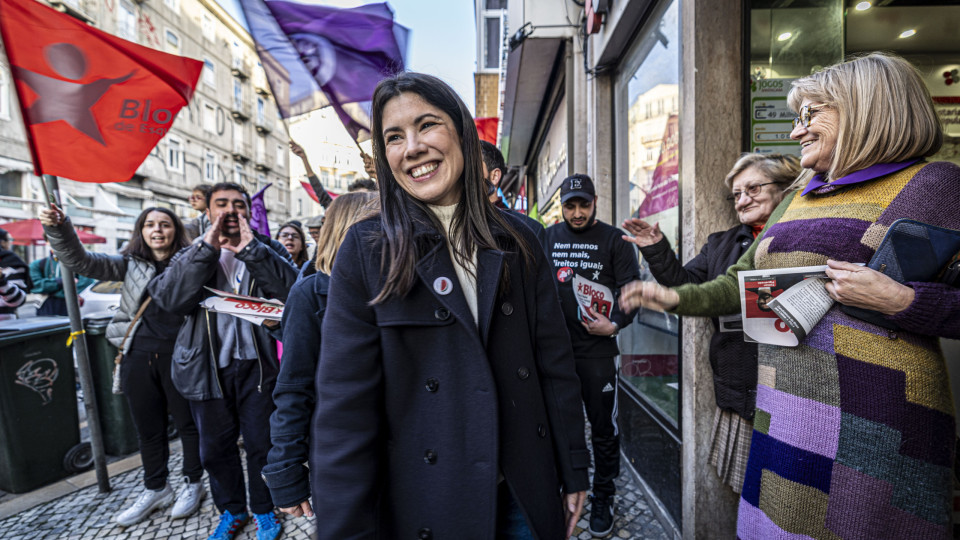 Mortágua em campanha no feminino para formar maioria de Esquerda