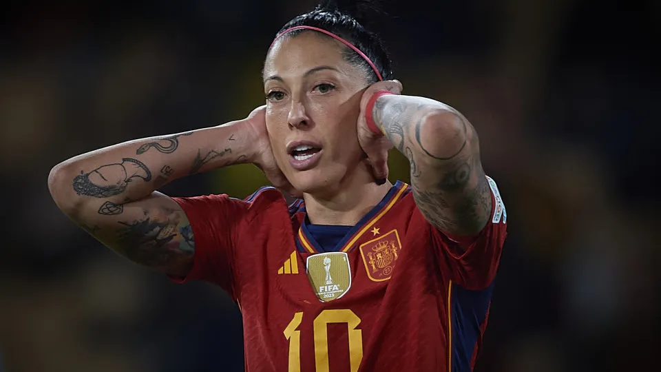 SEVILLA, SPAIN - FEBRUARY 23: Jenni Hermoso of Spain during the UEFA Women's Nations League 2024 semifinal match between Spain and Netherlands at Estadio La Cartuja on February 23, 2024 in Sevilla, Spain. (Photo by Pablo Morano/MB Media/Getty Images)