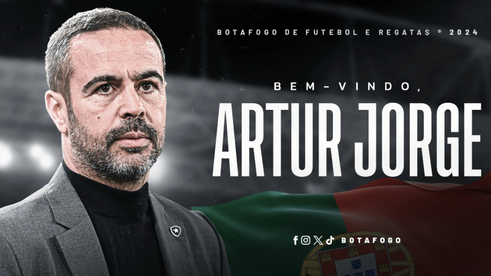 Oficial: Artur Jorge é o novo treinador do Botafogo