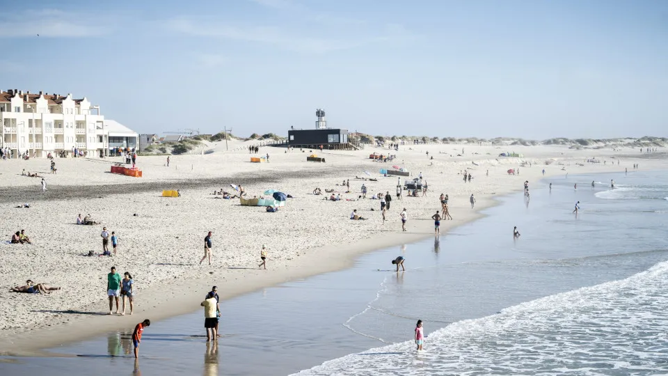 Buscas na praia da Costa Nova, Aveiro