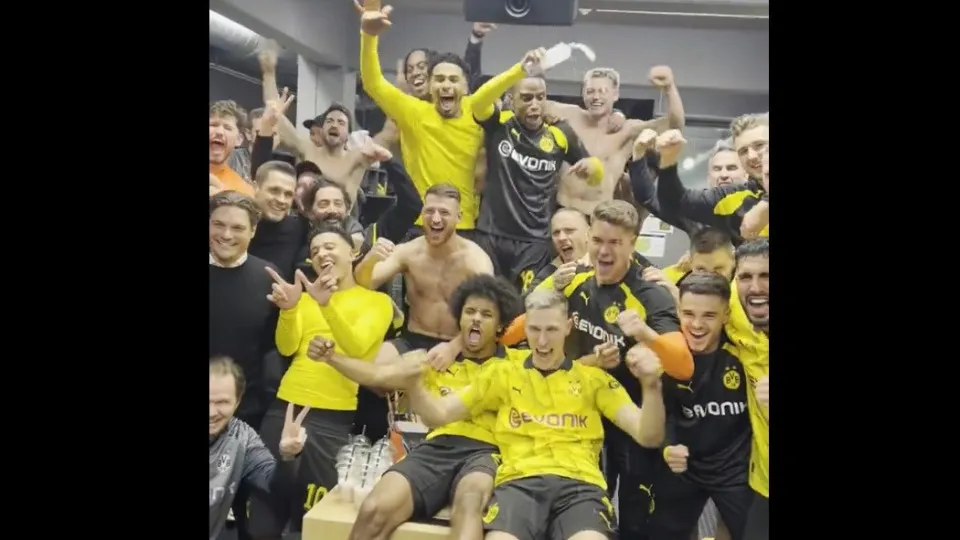 Borussia Dortmund deu a volta ao Atlético de Madrid e festejou assim