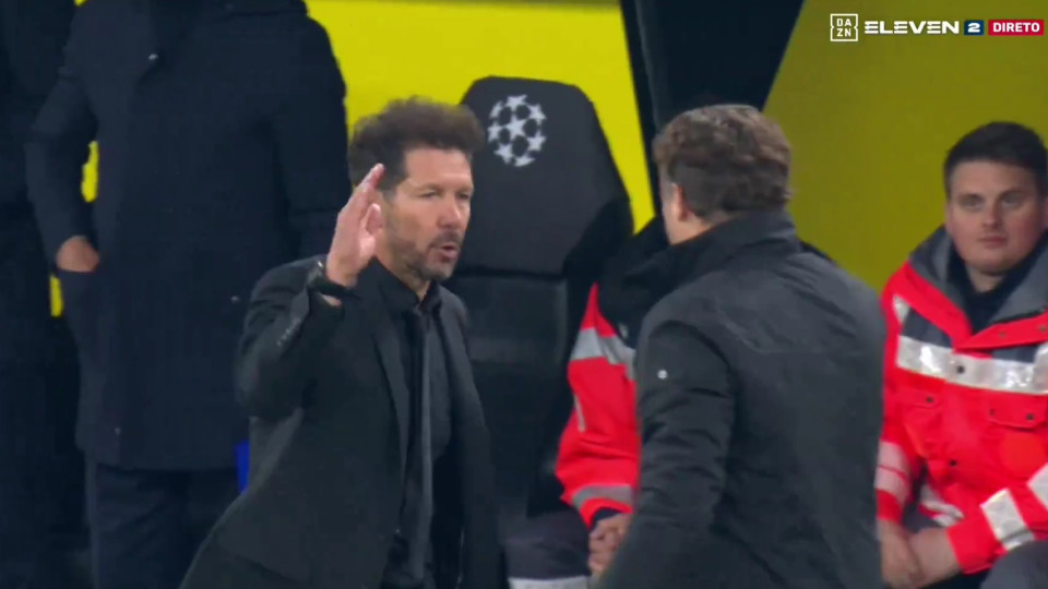 Diego Simeone's gesture after being eliminated from the Champions League is the talk of the town