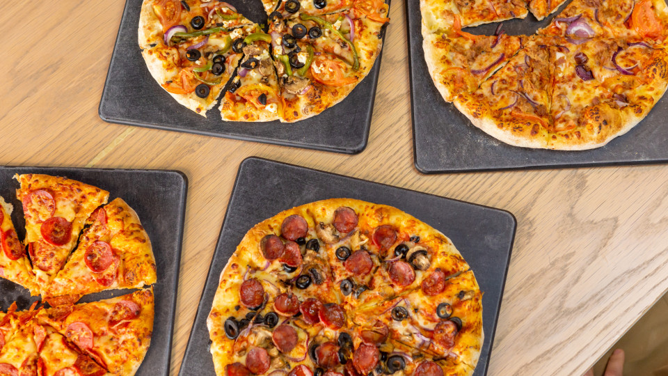 'One on the clove, three on the pizza'. Domino's has a (mega) promotion