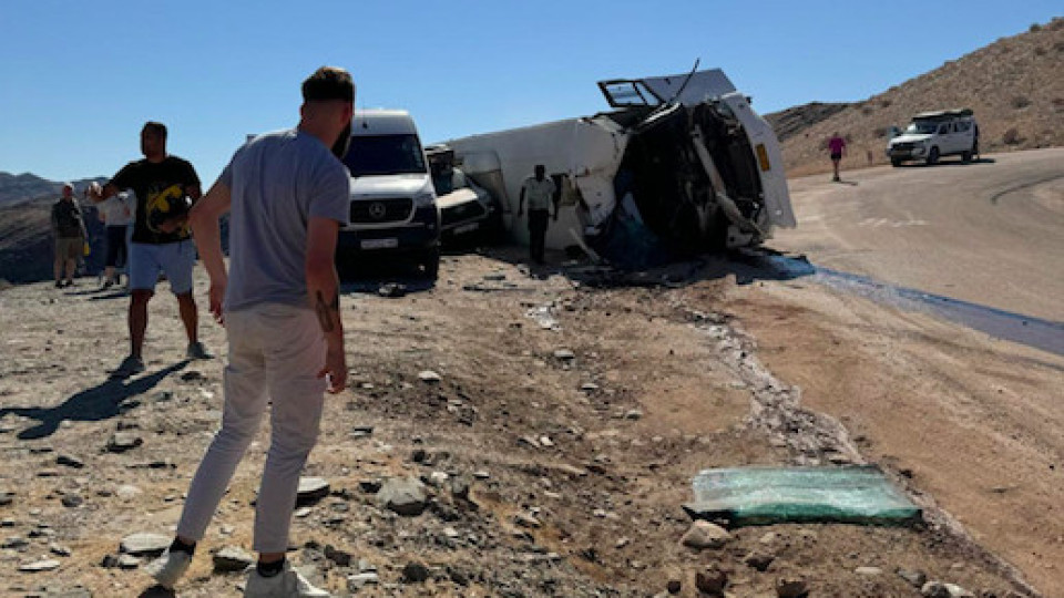Além das 2 mortes, há 16 portugueses internados após acidente na Namíbia