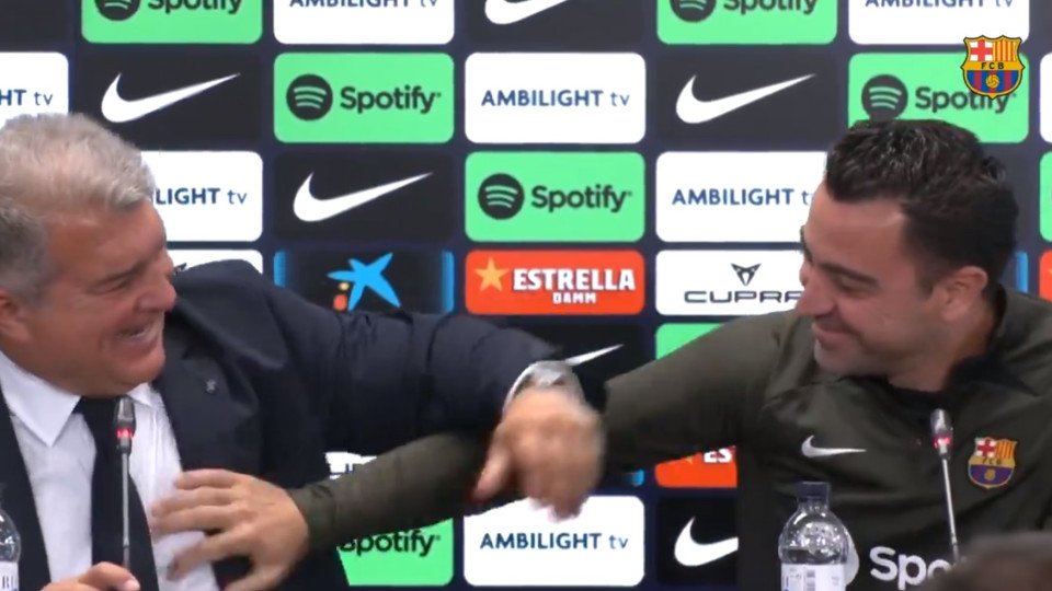 Barcelona president almost breaks down in tears over Xavi Hernandez