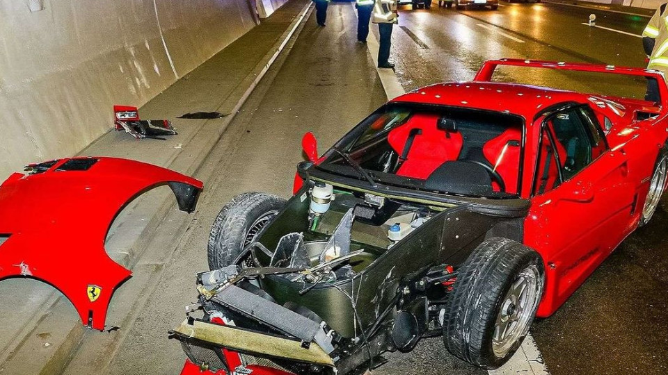 Ferrari F40 acabou neste estado. Será possível repará-lo?