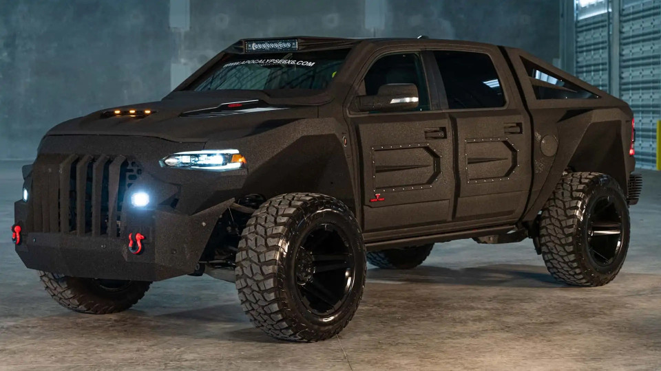 Shaquille O'Neal Shows Off His New Apocalypse-Proof Pickup Truck